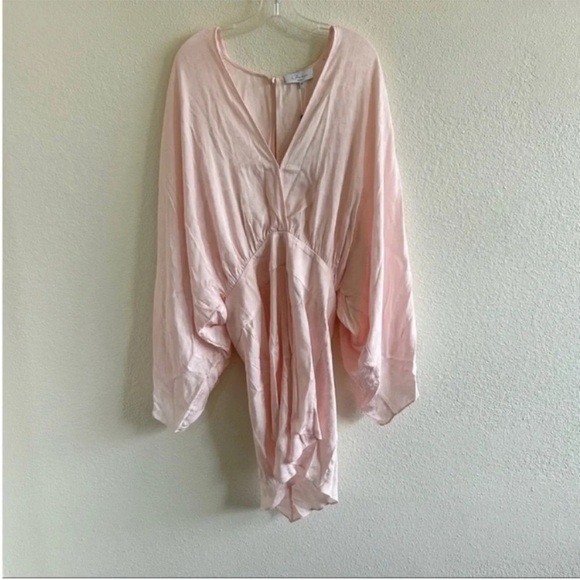 L’Academie Luna Floral Mini Dress Pink NWT - Picture 5 of 7